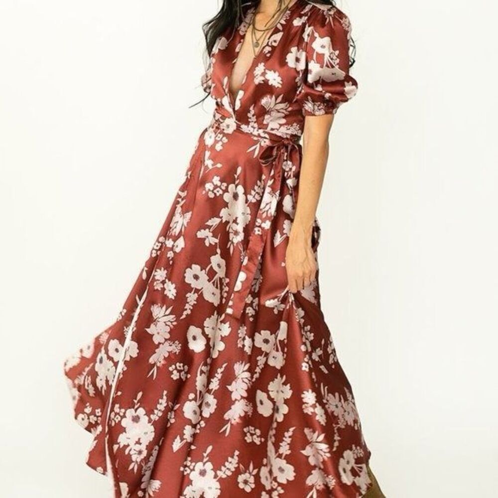Jofolie Rust Lucerine Dress in Rust NEW NWT